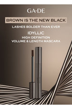 מסקרה חומה לריסים עבים וארוכים IDYLLIC