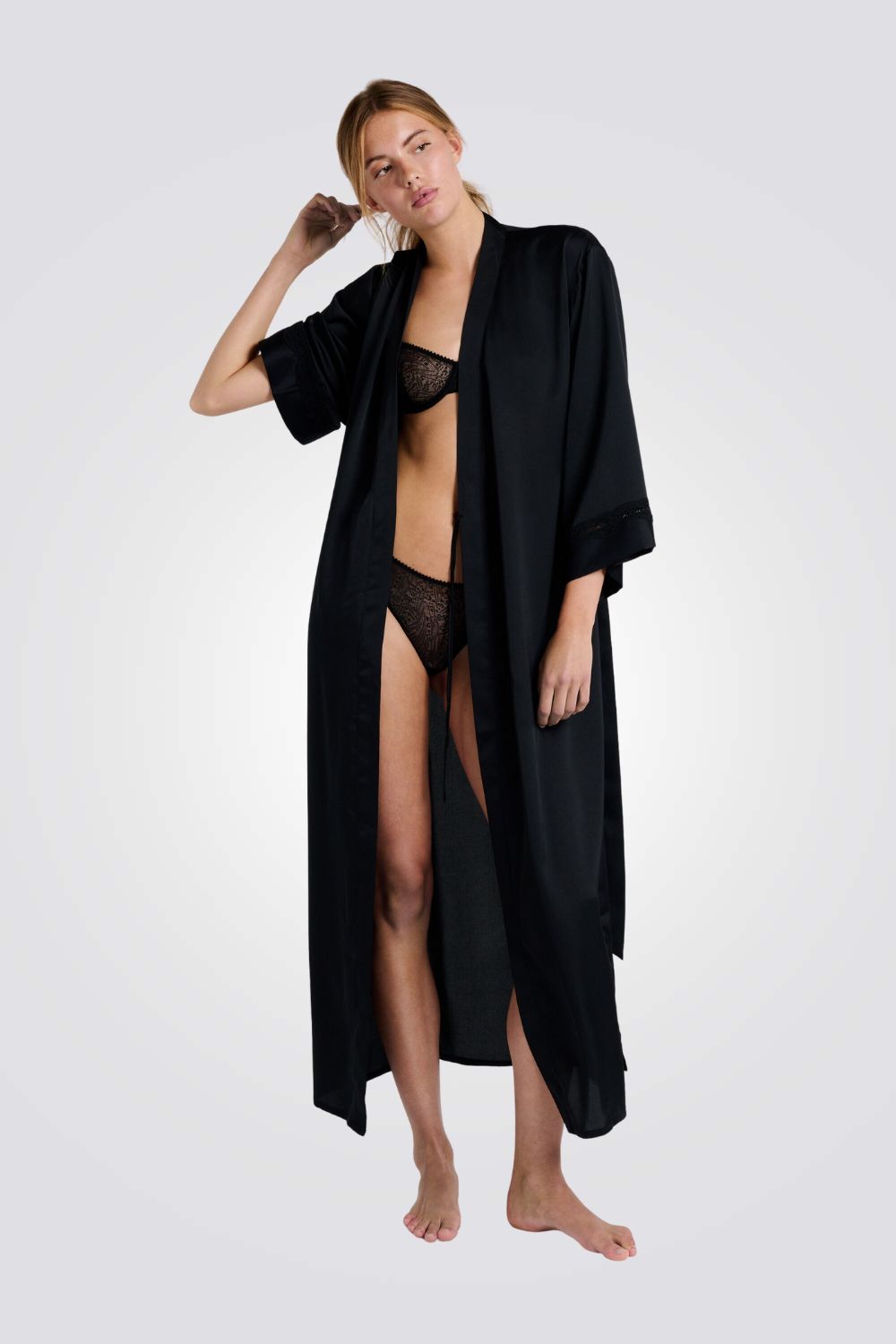 חלוק סאטן יוקרתי | איתם 