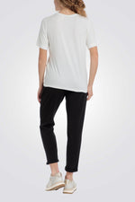 מכנסי נוחות 7/8 בצבע שחור