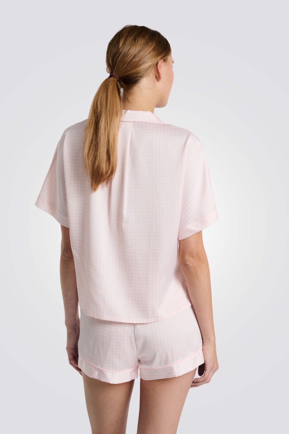 חולצת פיג'מה מכופתרת קצרה וקלילה | איתם