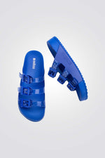 כפכפים COZY STRIPES בצבע כחול משבצות