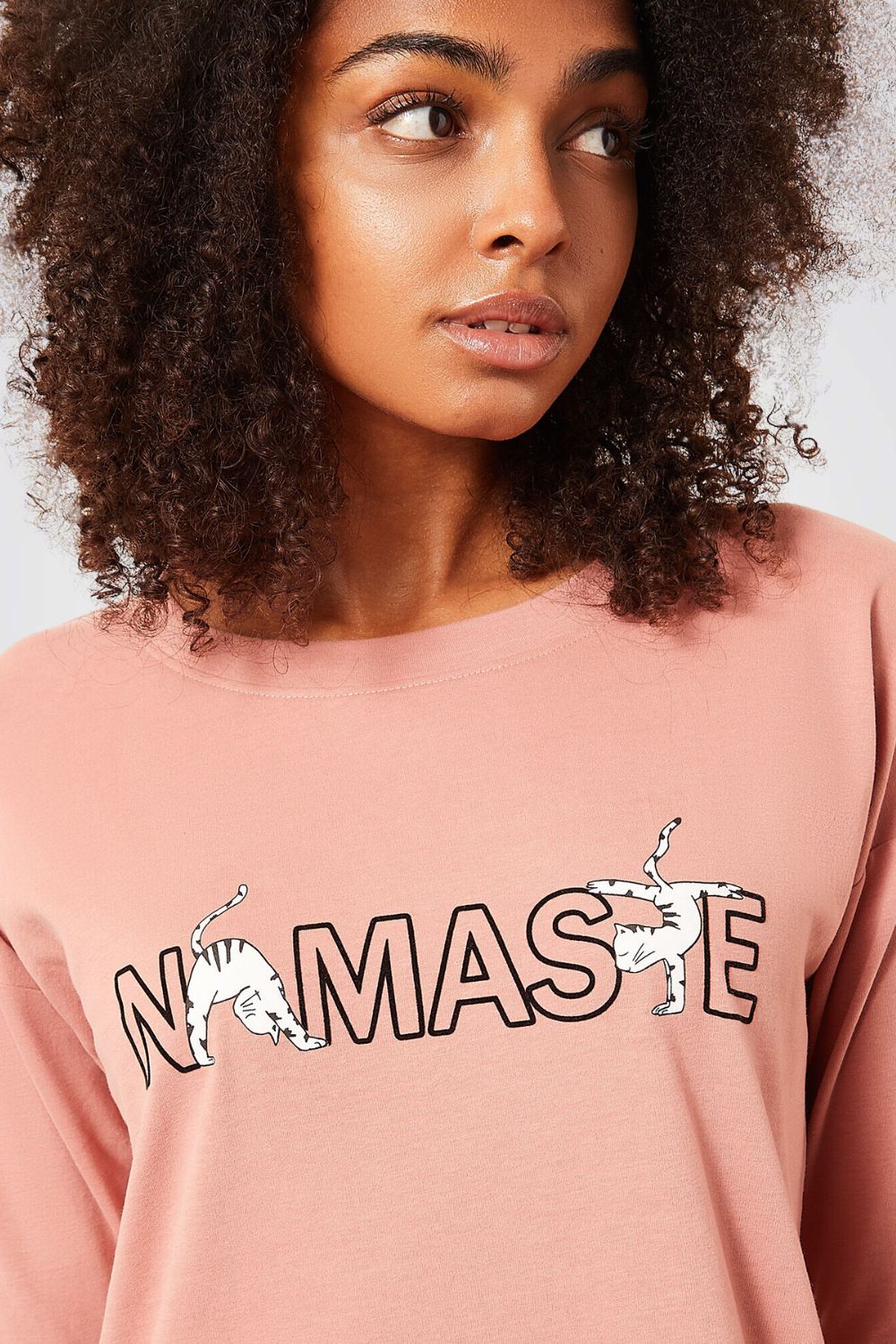 כותונת לילה YAY בצבע ורוד