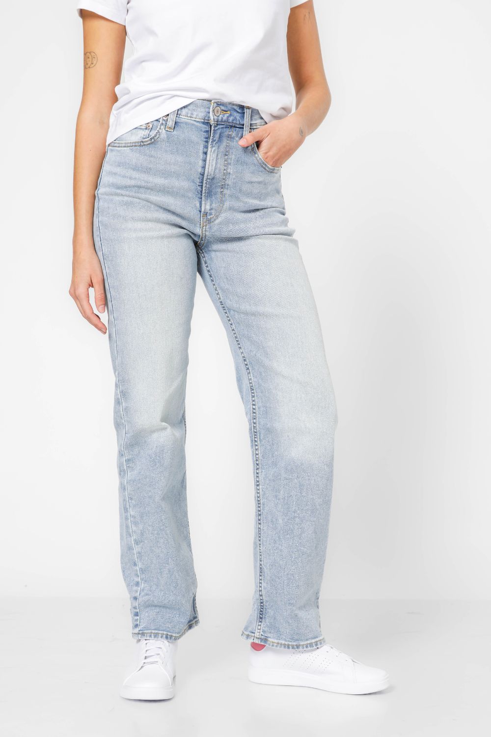 מכנסי ג'ינס Ribcage Straight