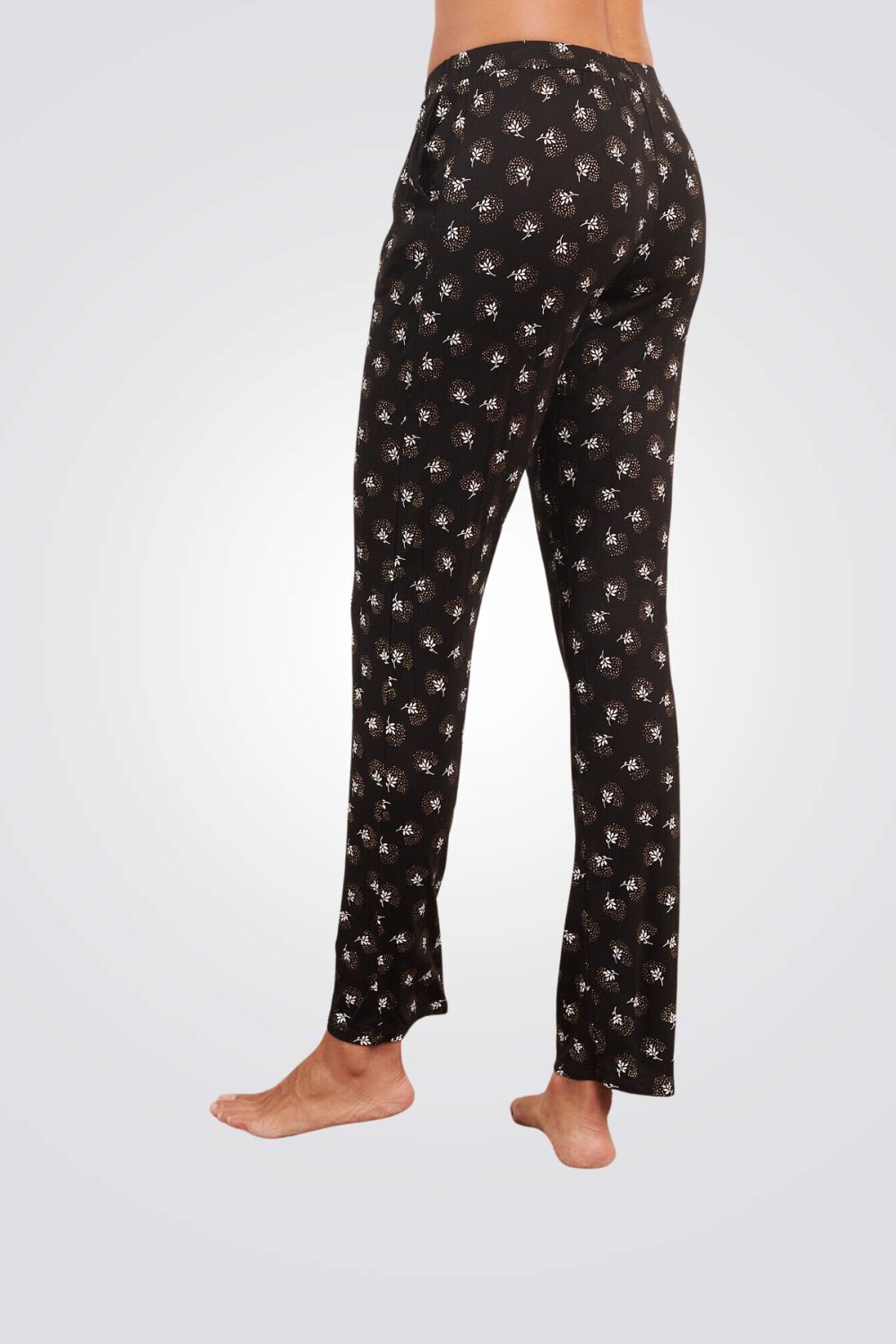 מכנסי פיג'מה ארוכים JODIE בצבע שחור