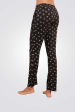 מכנסי פיג'מה ארוכים JODIE בצבע שחור