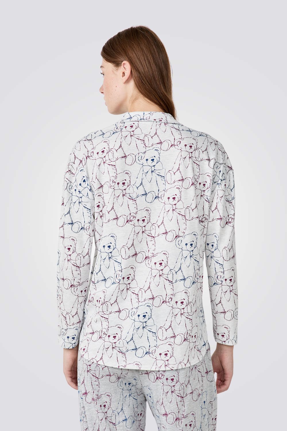 חולצת פיג'מה מכופתרת בהדפס דובים | איתם
