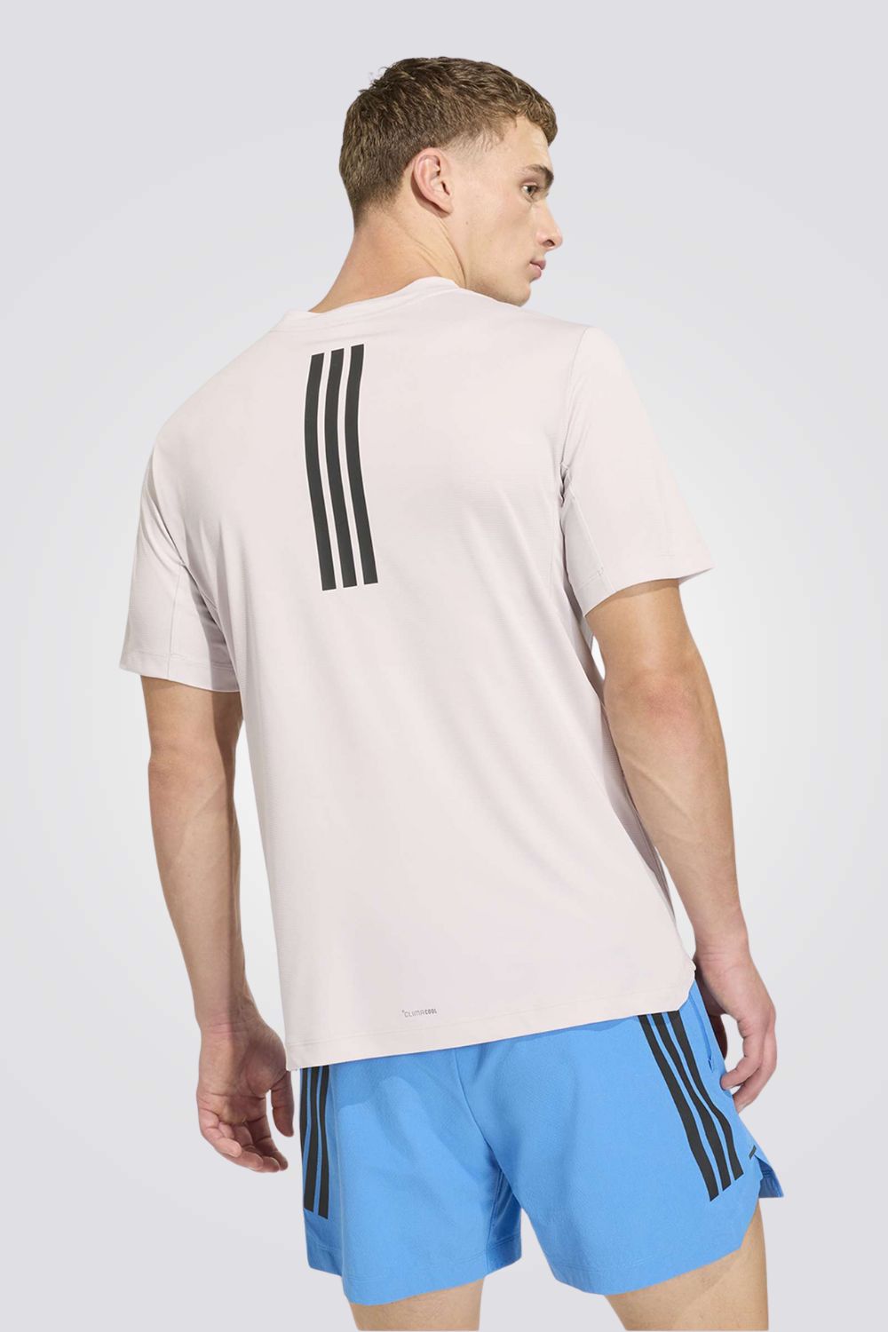 טישירט ספורט Training Power 3 Stripes לגברים | אדידס