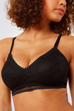 חזיית תחרה מרופדת DESTINEE בצבע שחור