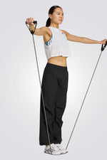 מכנסי אימון לנשים בצבע שחור 
