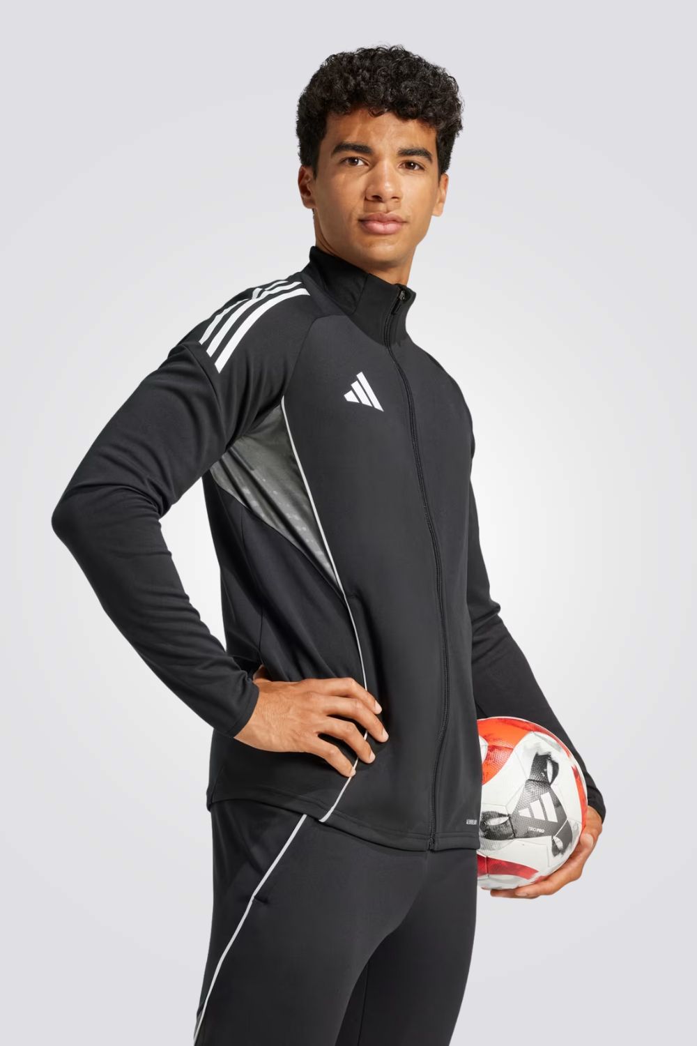 ג'קט אימון לגברים בצבע שחור