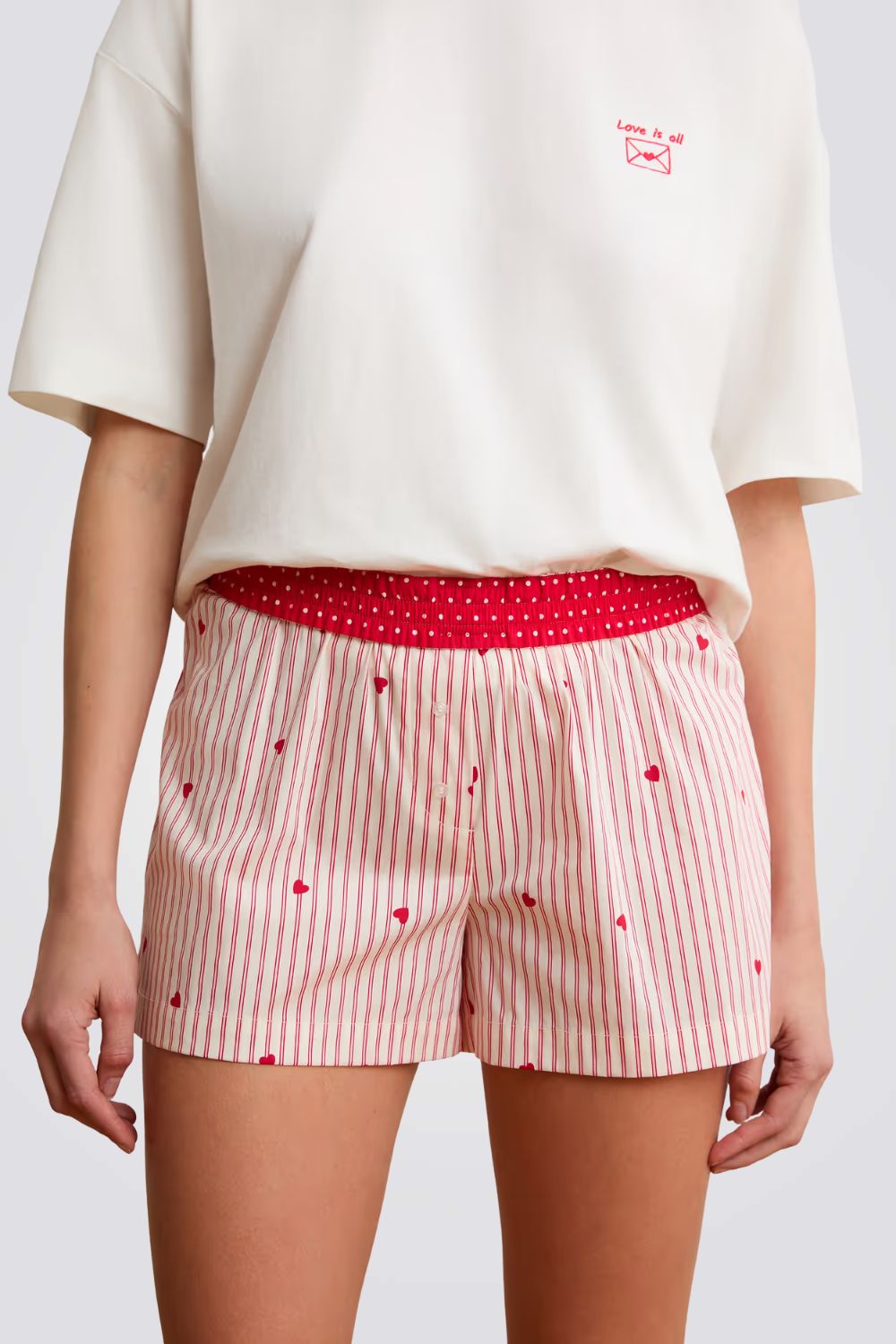 מכנסי פיג'מה קצרים BOYFRIEND לנשים | איתם