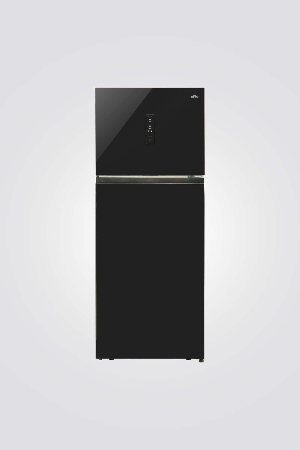 מקרר 2 דלתות מקפיא עליון נפח 415 ליטר דגםKMG-TMF-448 BLK/G-415-NF | קיי אם ג'י 