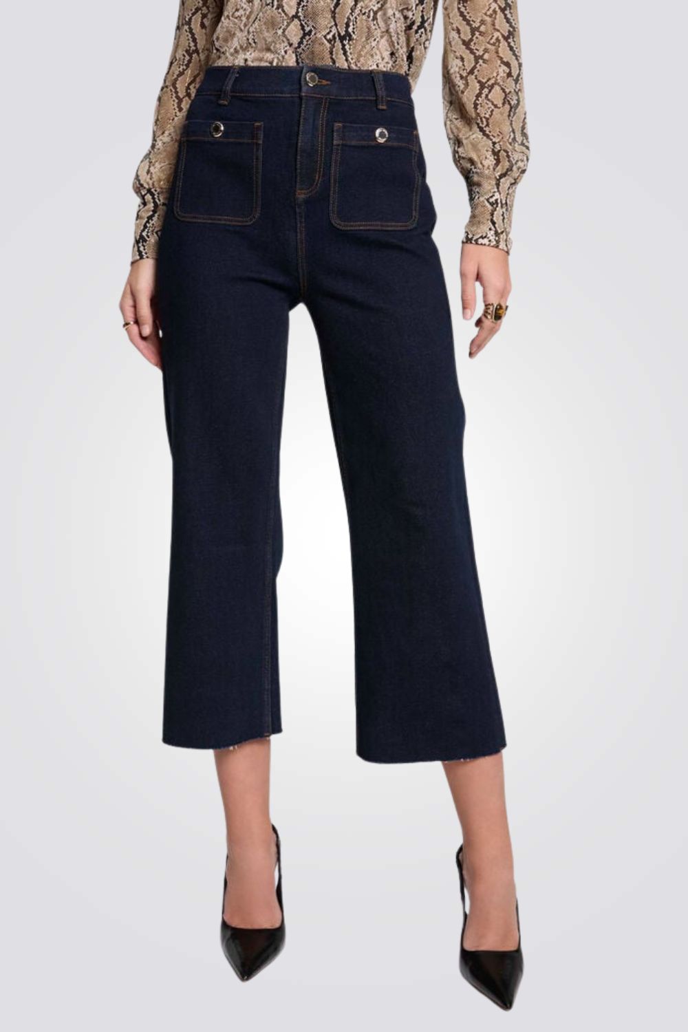 מכנסי ג'ינס רחבים לנשים