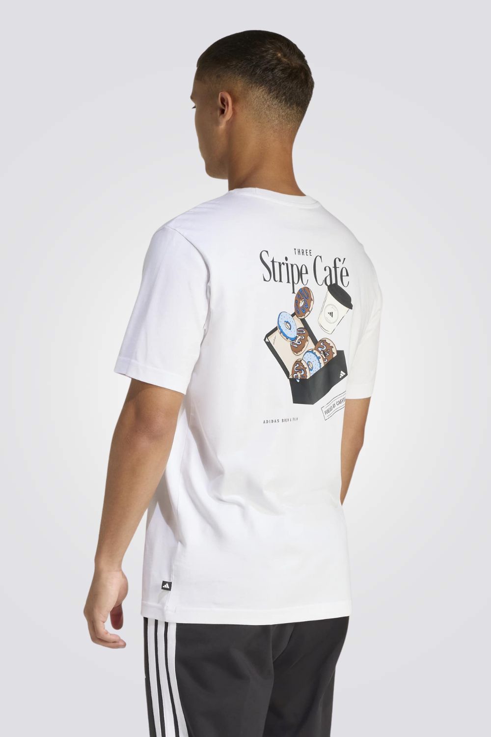 טישירט גרפיקה COFFEE CAFE DONUT BOX לגברים | אדידס