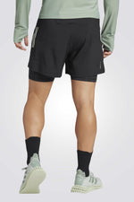 מכנסי ספורט קצרים Own the Run Climacool 2in1 לגברים