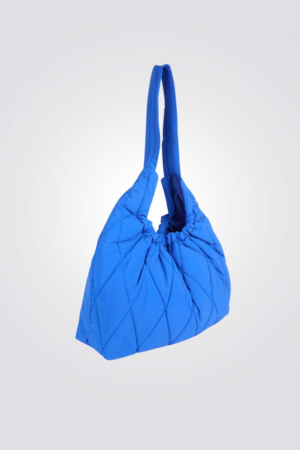 תיק יד מרופד לנשים כחול