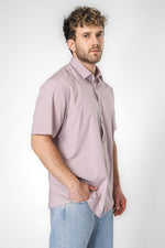 חולצה מכופתרת שרוולים קצרים