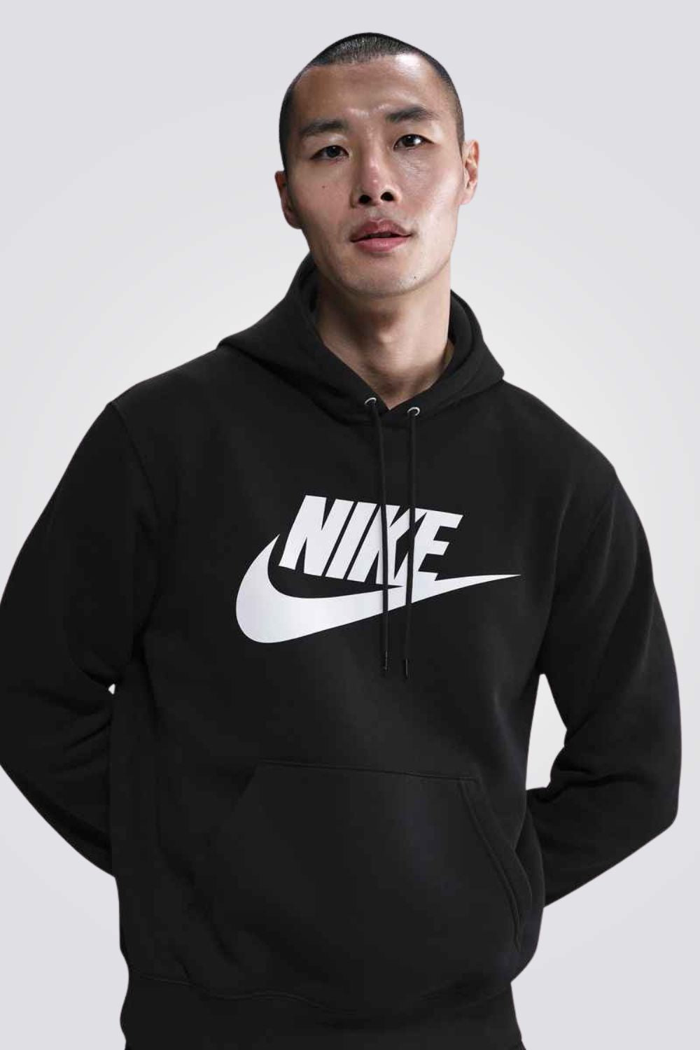 סווטשירט בצבע שחור לגברים | נייקי