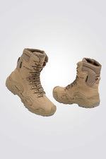 נעליים טקטיות גבוהות בצבע בז'