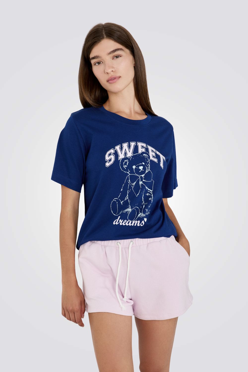 חולצת טישירט בהדפס דובי | איתם