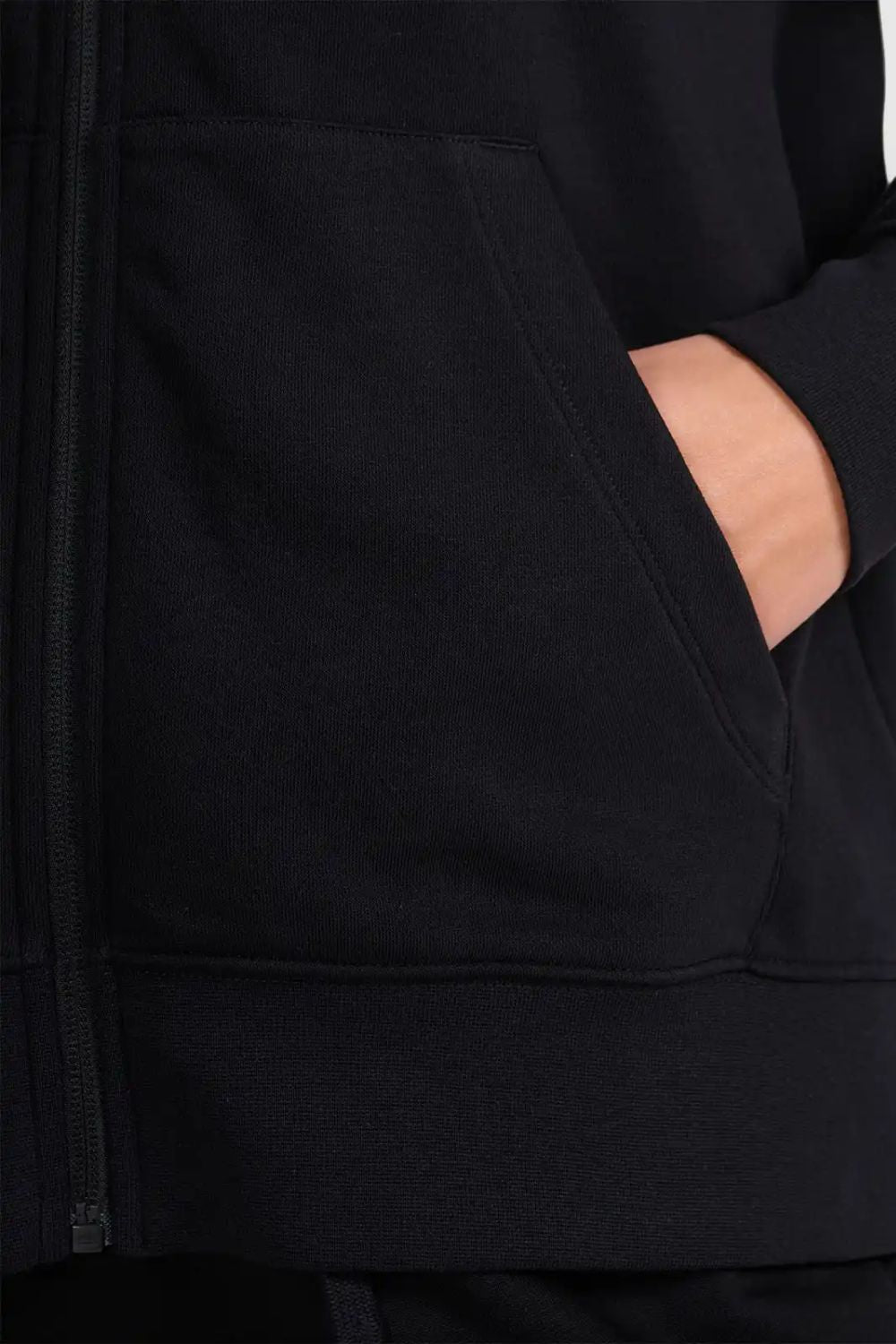 סווטשירט עם רוכסן וקפוצ'ון לנשים | 4F 