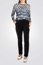 מכנסיים ארוכים בצבע שחור