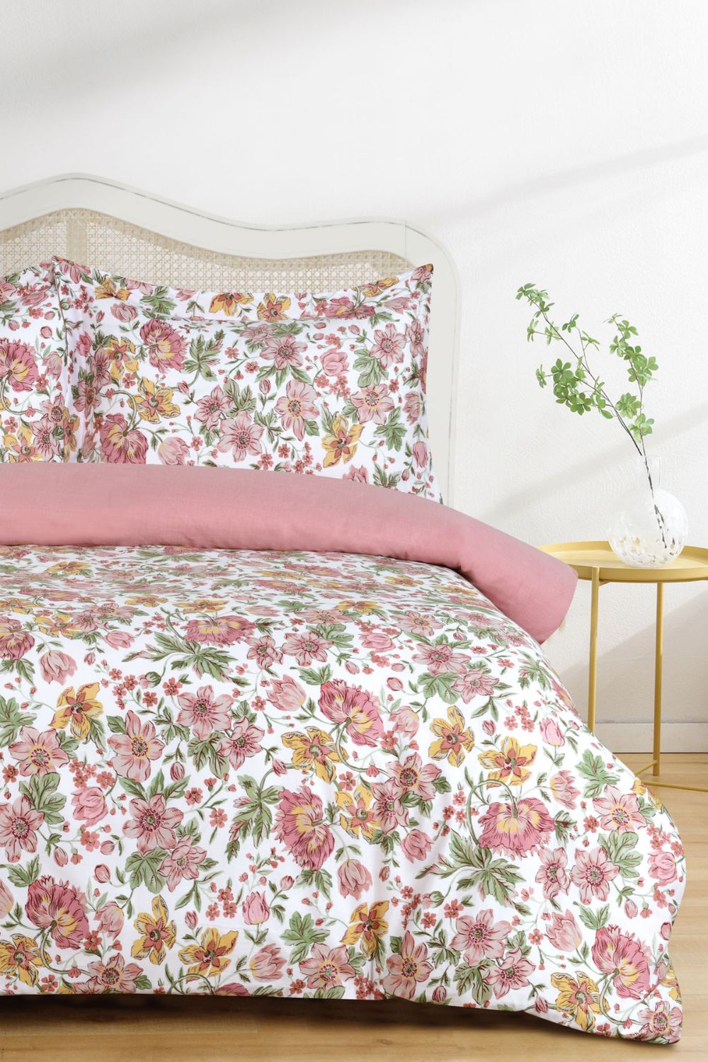 סט מצעים מיטה זוגית 160/200 ס"מ דגם Lambton Garden | לאורה אשלי