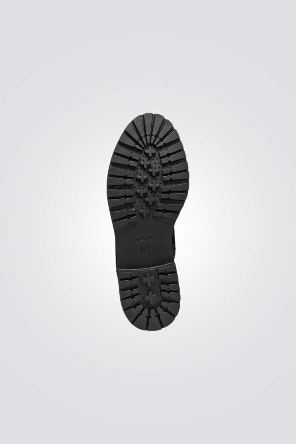 מגפון עור לנשים בצבע שחור | ג'יאוקס