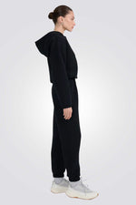 מכנסיים ארוכים Waffle-Knit Sweatpants לנשים | 4F 