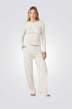 חולצת פיג'מה עם הדפס FISLA לנשים | איתם