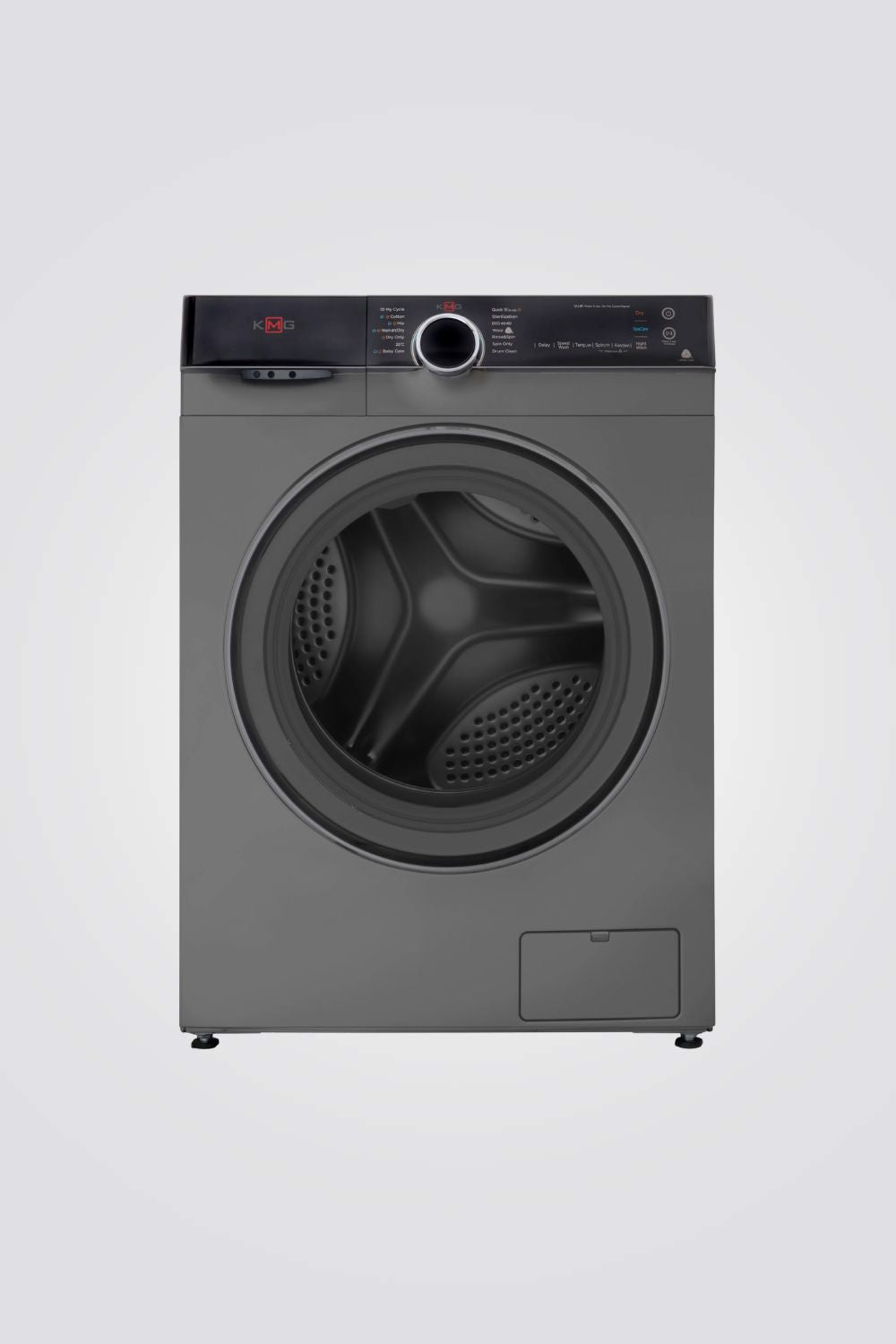 מכונת כביסה 8 ק"ג צבע כסף דגם WM-MFK8-S1403B | קיי אם ג'י 