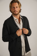 קרדיגן בסריגת ריב עבה | קנת קול