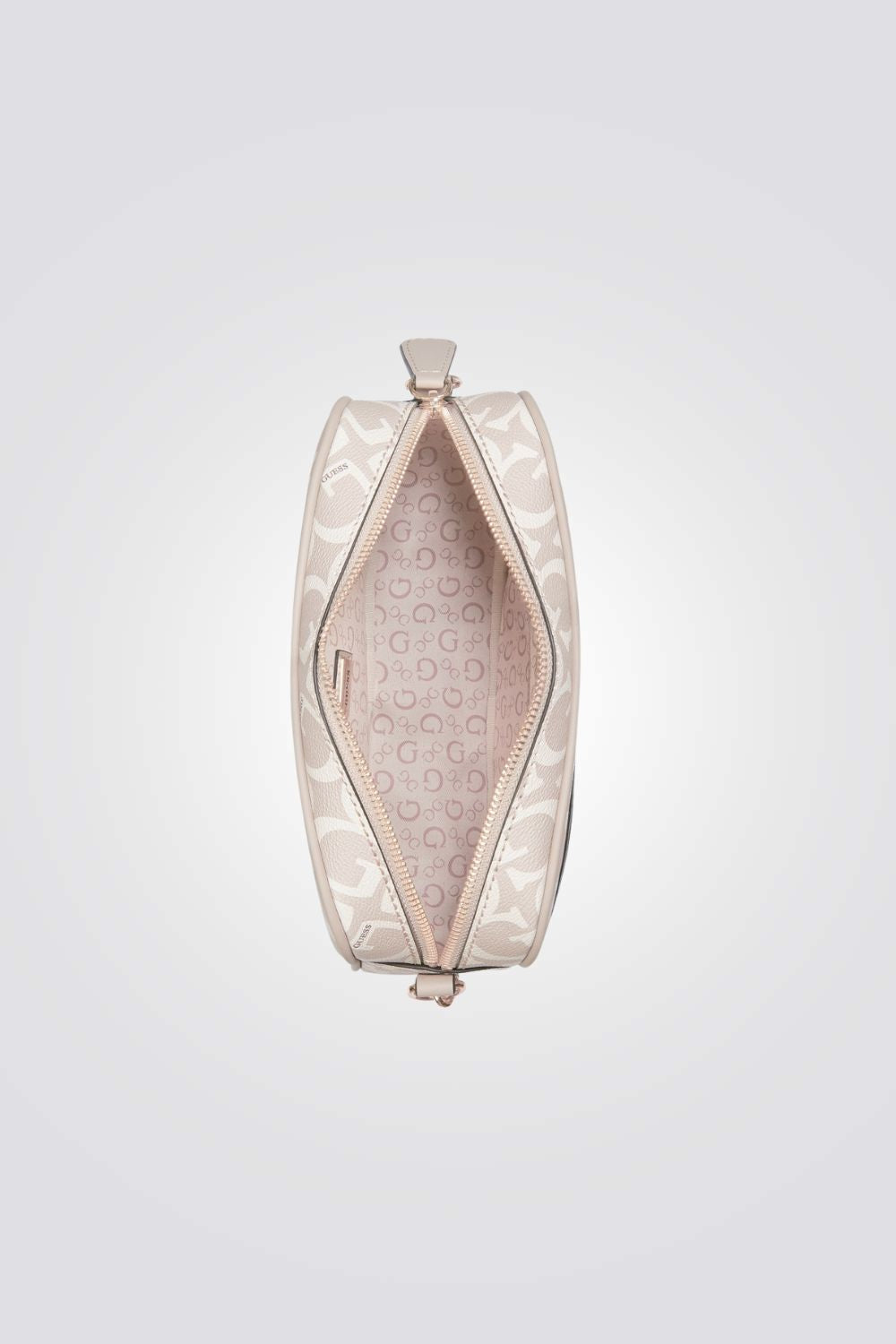 תיק כתף מיני בצבע בז' 
