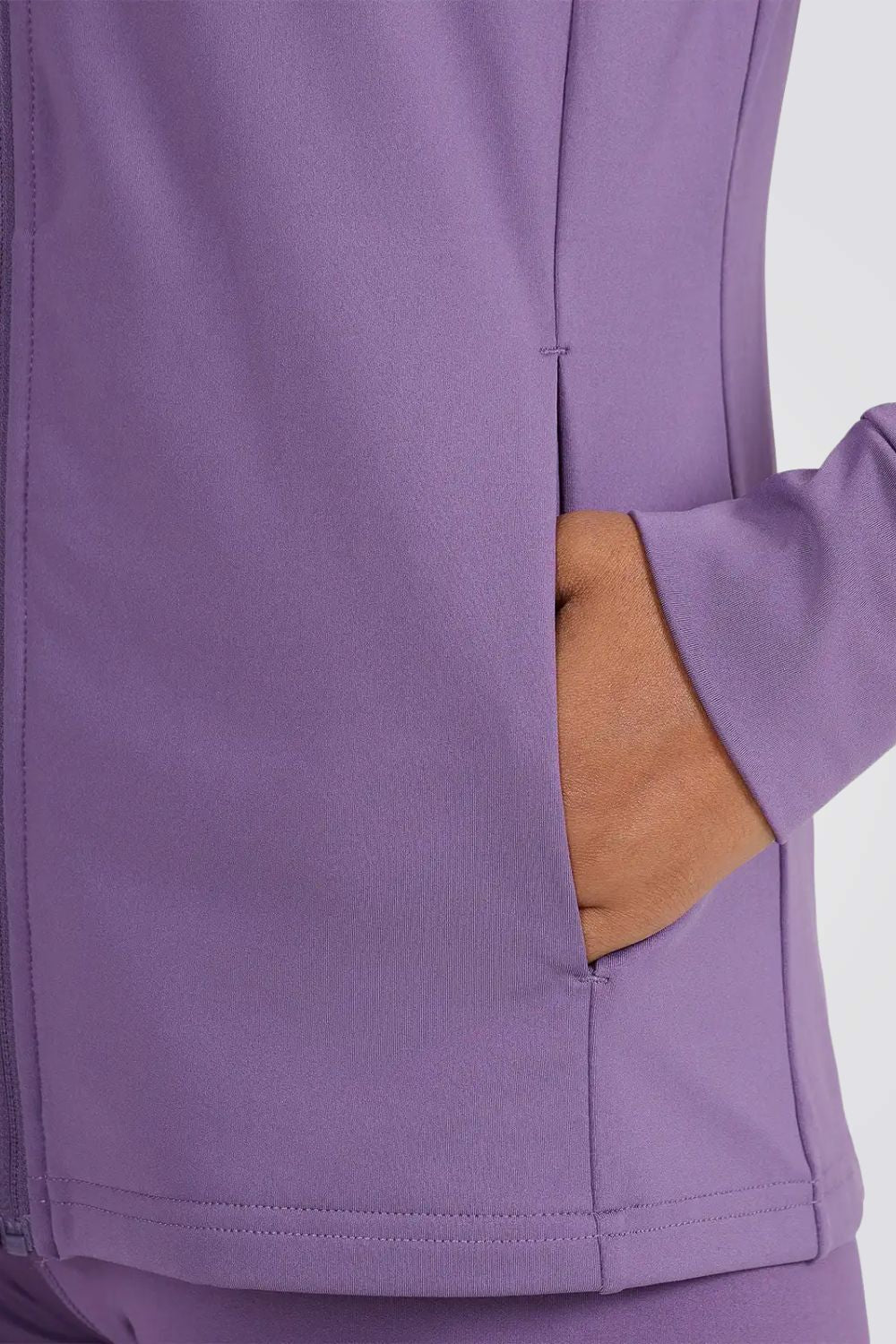 סווטשירט ספורטיבי עם רוכסן וקפוצ'ון לנשים | 4F