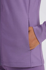 סווטשירט ספורטיבי עם רוכסן וקפוצ'ון לנשים | 4F