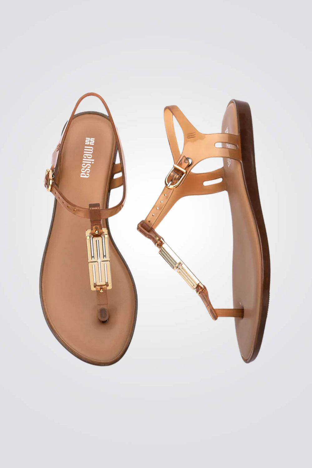 סנדלי אצבע SOLAR M CHIC בצבע חום