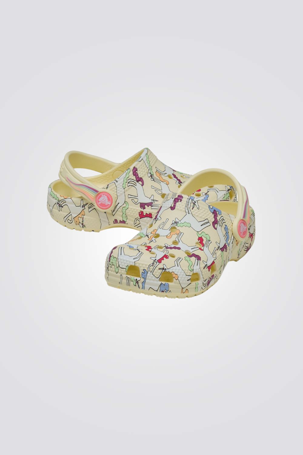 כפכפי חד קרן לילדים במידות קטנות Classic Unicorn Graphic Clog | קרוקס