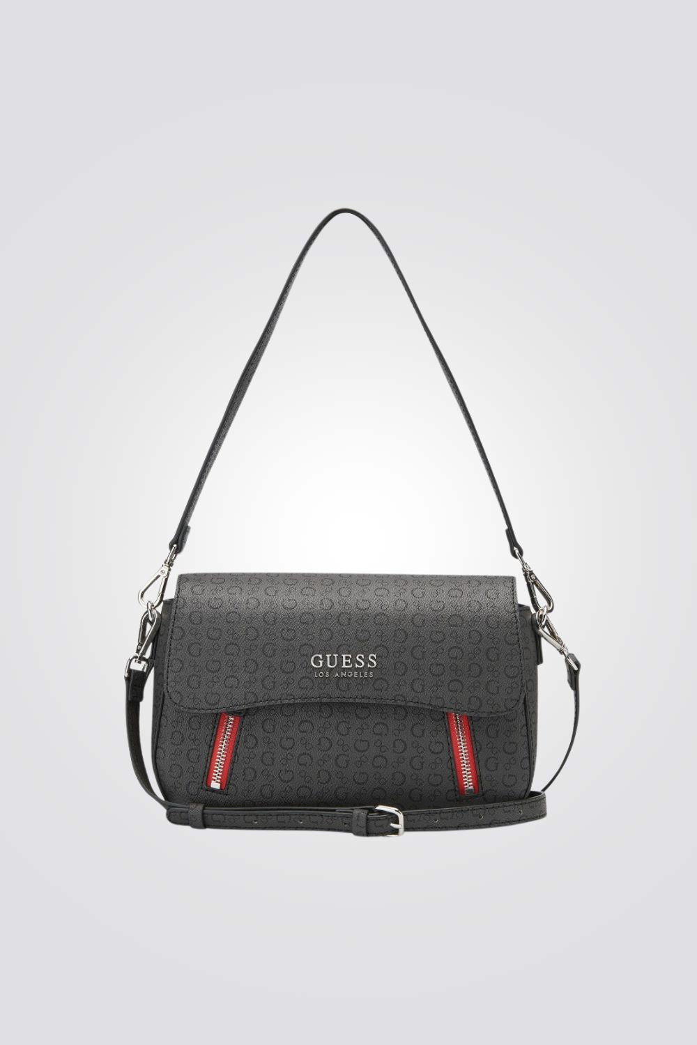 תיק צד לנשים בצבע אפור כהה 