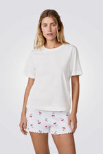 חולצת טישירט עם הדפס דובדבנים | איתם