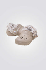 כפכפי פליז חמות לילדים במידות קטנות Classic Bear Plush Fleece Lined Clog T | קרוקס