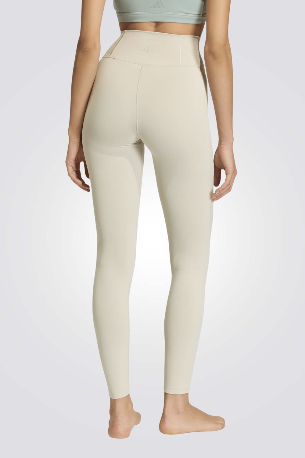 טייץ ספורט 7/8 בצבע שמנת לנשים | אדידס