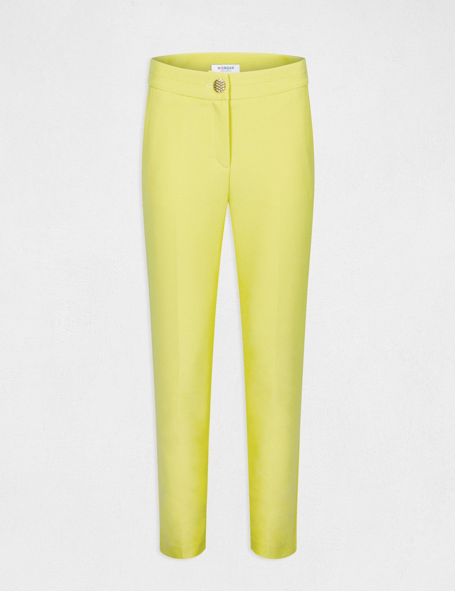 מכנסי אלגנט בצבע צהוב - MASHBIR//365