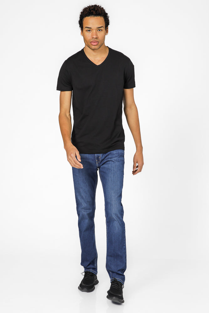 מארז זוג חולצות בייסיק וי בצבע שחור