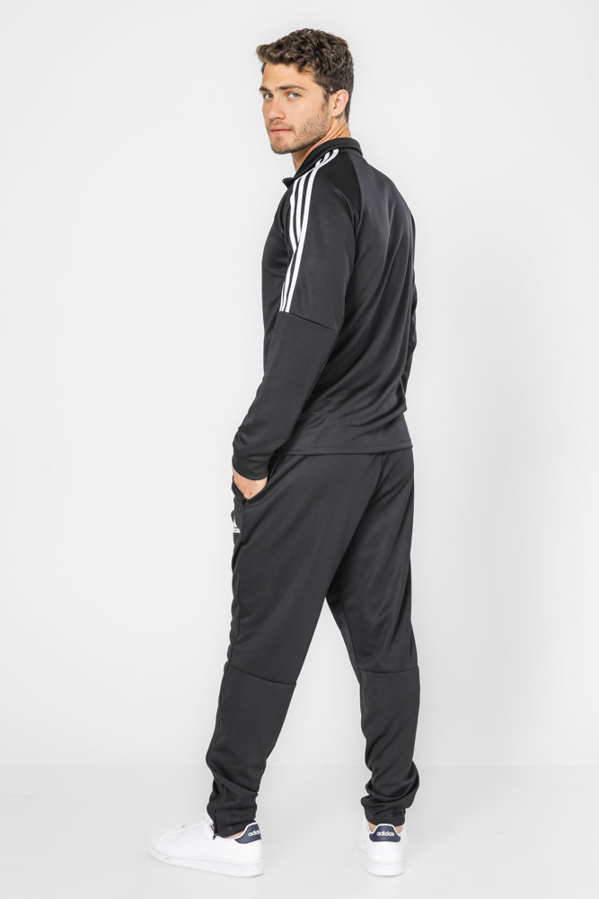 חליפת אימון לגברים AEROREADY SERENO CUT  בצבע שחור ולבן