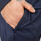 חליפת אימון לגברים AEROREADY SERENO CUT 3-STRIPES בצבע נייבי ולבן - 6