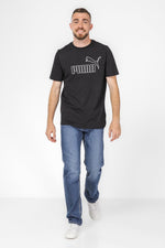 טישירט לוגו לגבר בצבע שחור - MASHBIR//365