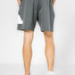 מכנסיים קצרים לגברים FUTURE ICON BOSS בצבע אפור ולבן - 2