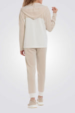 סווטשירט קפוצ'ון עם רוכסן