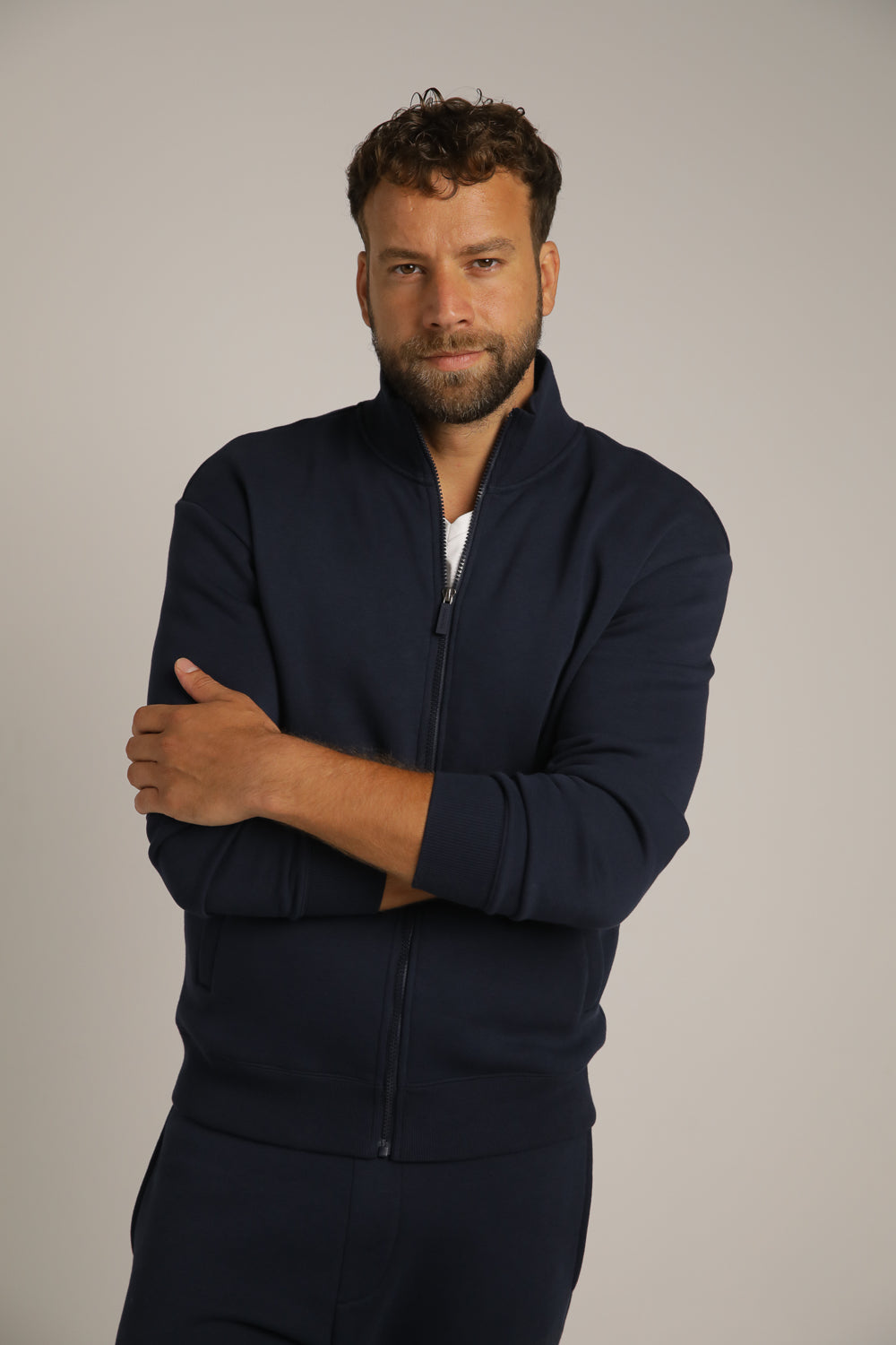 סווטשירט עם צווארון עומד | קנת קול