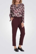 חולצת פליסה בהדפס פרחוני